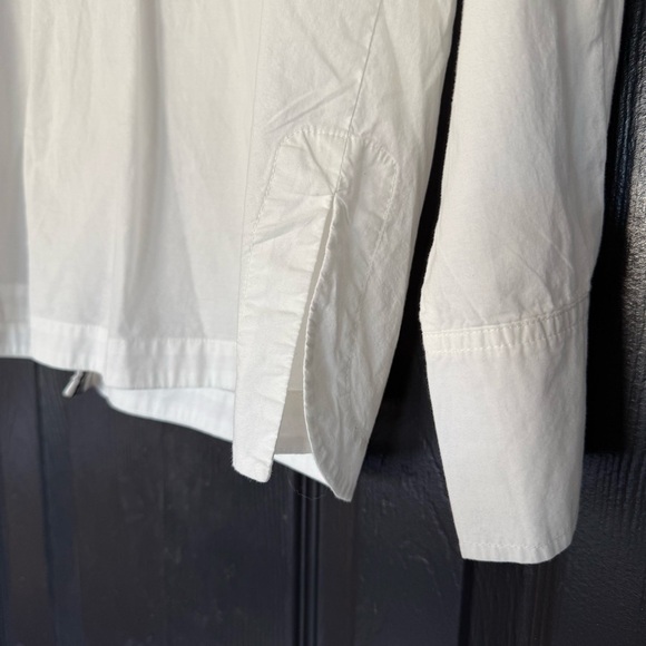 Johnny Was Poplin Relaxed Pocket Button Down Shirt Small - Picture 9 of 12